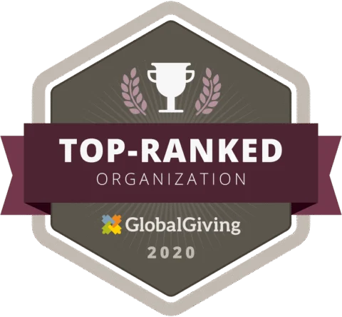 GlobalGiving badge – Top ranked